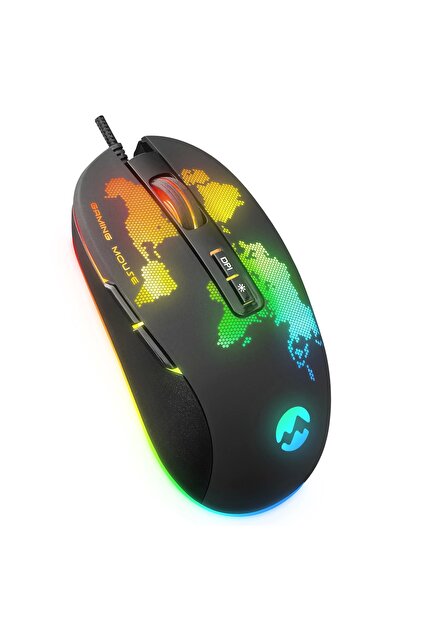 Everest Javelin GX69 Mouse Oyuncu 4800 DPI Makro Yazılımlı RGB