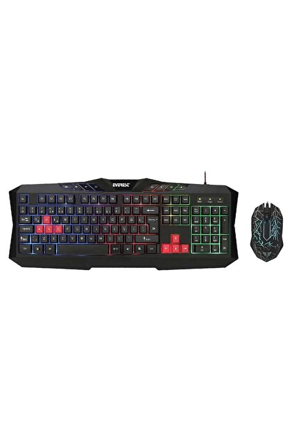 Everest KMX-88 USB Kablolu Siyah Gaming Q Klavye+ Mouse Set