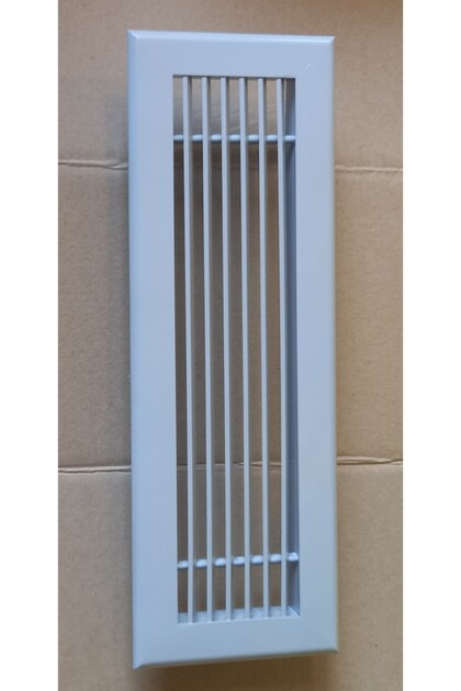 40x10 Eloksallı Lineer Şömine Dolap Havalandırma Menfezi Iç Ölçü Dış Ölçü 45,5x15,5