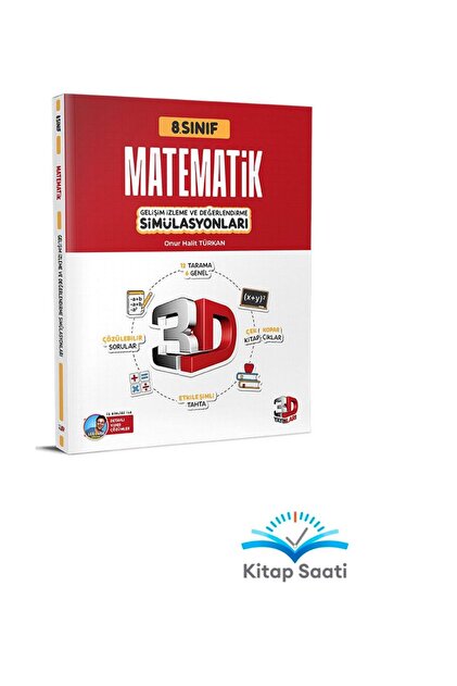 3D Yayınları 8. Sınıf LGS Tüm Dersler (M-F-T-İ-D-İ) 6'lı