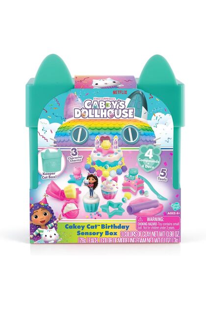 Gabby's Dollhouse Cakey Birthday Cat's Box