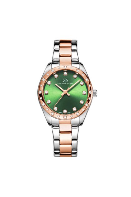 Women's Watch, Analog Display and Stainless Steel Strap - K24509-KBKH, Rose Gold