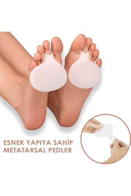 Subfoot Front Area Metatersal Silicone Pain Relief Prevention Foot Pad Support Pad Set of 2