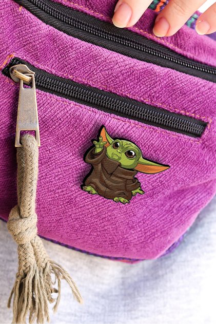 Baby Yoda - Rozet - Broş - Yaka Çanta Aksesuar