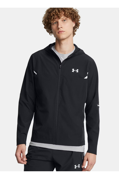 Under Armour Siyah Erkek Fermuarlı Yaka Normal Zip Ceket 1389255