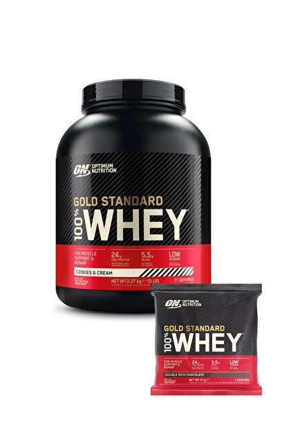 100% Whey Gold Standard Kurabiye ve Krema Aromalı 2.27kg 71 Servis Yüksek Protein Tozu - 100% Whey G