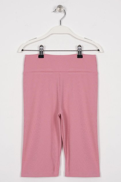 Frilly Pink Color Girls' Tights