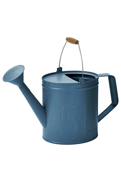 IKEA Akerbar Koyu Mavi 5 Lt Çelik Gövde Masif Ahşap Kulplu Çelik
