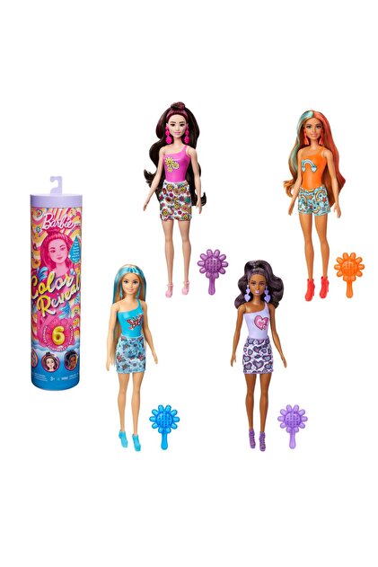 Barbie Color Reveal Renk Değiştiren Barbie Gökkuşağı Serisi