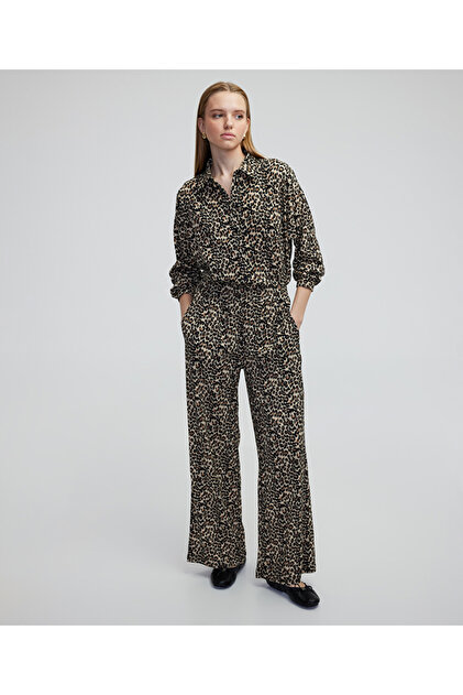 MISS IPEKYOL Leopar desen örme pantolon - Fiyatı, Yorumları