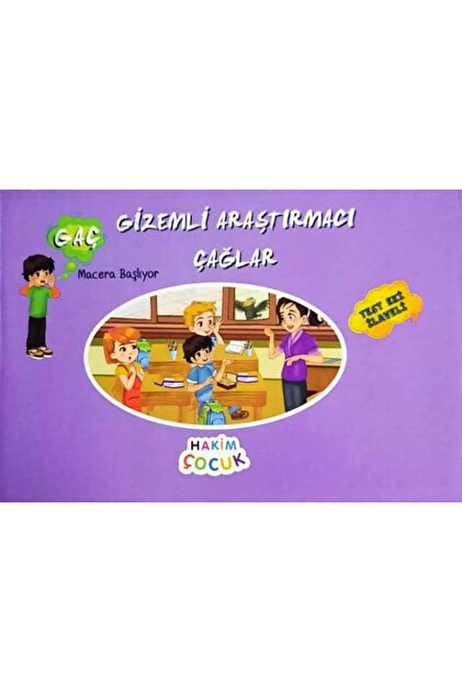 Hakim Yayınları Gizemli Araştırmacı Çağlar Seti (MOR KUTU) (TEST