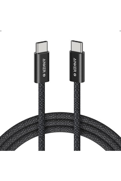 Zolo240W USB-C - USB-C Hızlı Şarj Kablo, 1 Metre, Örgü Yapılı, Siyah - A8060