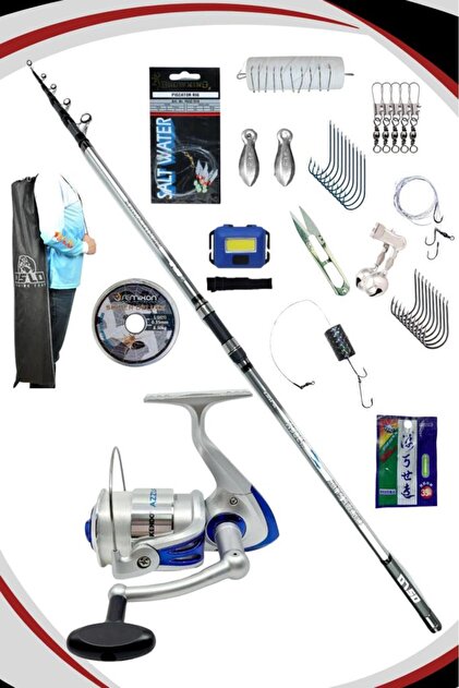 Oslo Crome Surf 420cm 70-250gr Kendo Azzurro 6500 Tam Takım Surf