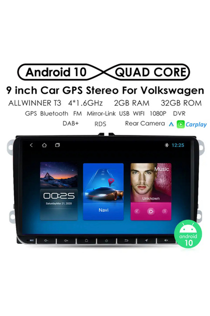 newfron NF-Z9V1 Vw 9'' inch 4/32gb Volkswagen-Seat-Skoda andriod