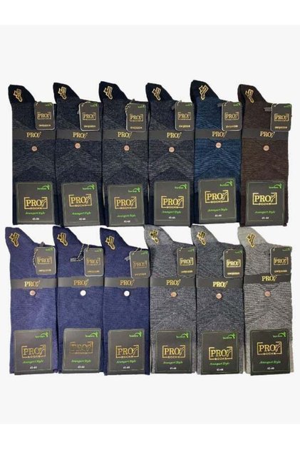Quality Pro Voyvoda Men's 12-Piece Assorted Socks