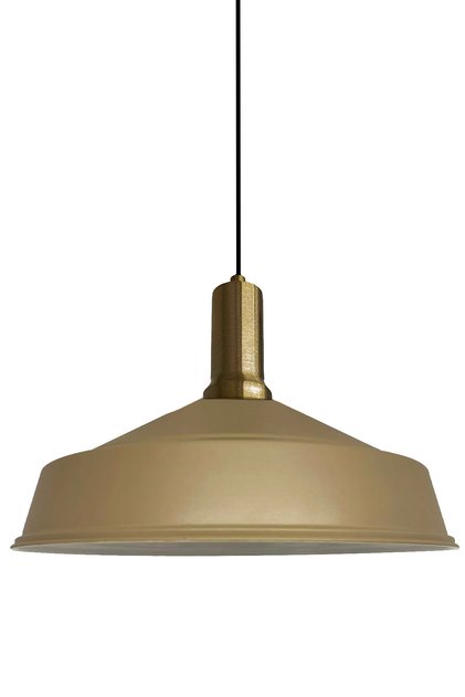 Asletl 40 cm Hängelampe Metall E27 Beige