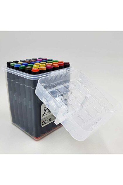 Südor Monalisa TouchBlack Çift Taraflı Marker Kalem Plastik Kutulu