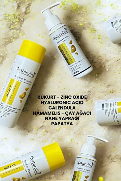 Naturaline Professional Kükürtlü Sulfax Lekeli Cilt & Egzamaya