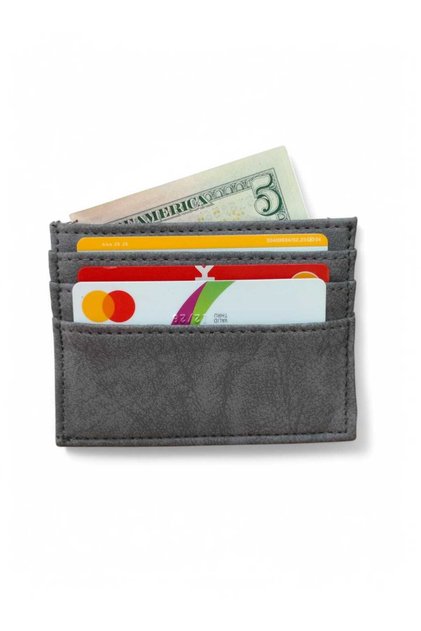 Front and Back Gray Card Holder