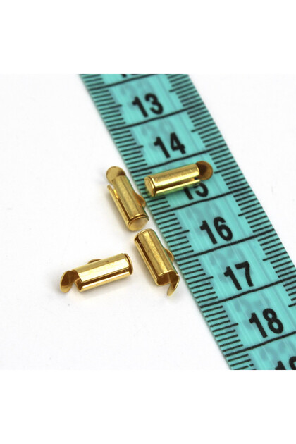 Miyuki Kapama 1 cm 10 Adet Altın Rengi Hobi Tasarım