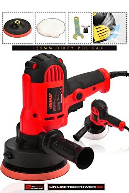 ASSUR 450w Elektrikli 125 mm Dikey Polisaj Zımpara Makinesi