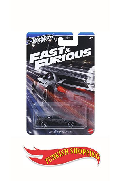 HOT WHEELS 1:64 Ölçek Fast & Furious Uzun Kart Nissan 350Z Custom