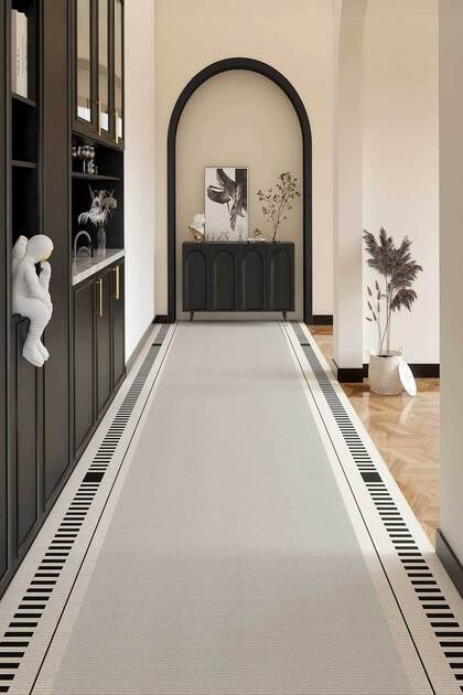 Dijital Kaymaz Yıkanabilir Modern Salon Halısı Mutfak Halısı Koridor Halısı Yolluk