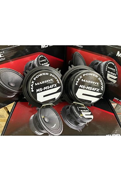 Massive MS-M54FX 13 CM MİDRANGE 200 WATT MAXİMUM POWER ÇİFT