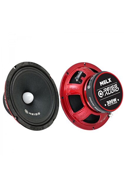 REISS AUDIO RS-M8LX 20 CM MİDRANGE 300 WATT MAXİMUM POWER 3 FARKLI