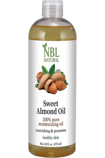 Almond Oil, the Perfect Natural Body Oil for Women, Unscented Massage Oil, 473 ML