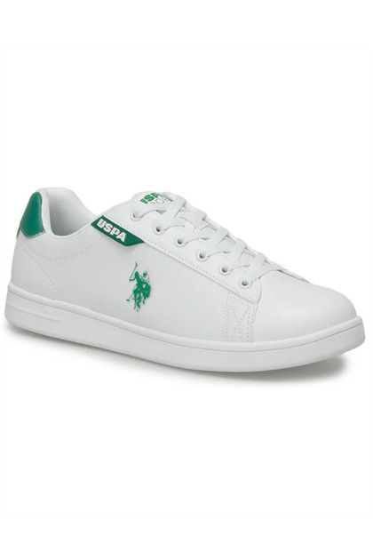 Η.Π.Α. Polo Assn. Ανδρικά παπούτσια sneaker Costa 4Fx σε λευκό-πράσινο χρώμα