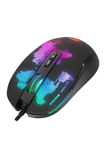 Everest Javelin GX69 Mouse Oyuncu 4800 DPI Makro Yazılımlı RGB