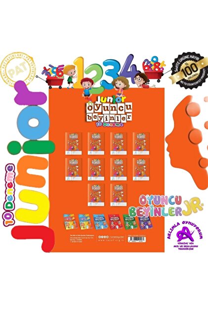 Curious&Genius JUNİOR OYUNCU BEYİNLER 10 DENEME SINAVI TAZOF