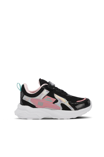 Kemba Girls' Sneaker Shoes Black / Pink