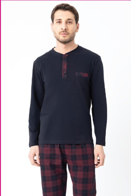 Men's Winter Pajama Set Dfn1007