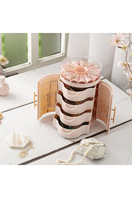 Piev House By House Süper 3 Lü Set Bir Arada Takı Fırçalık Makyaj