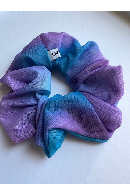 Marbled Scrunchie Rubber Buckle