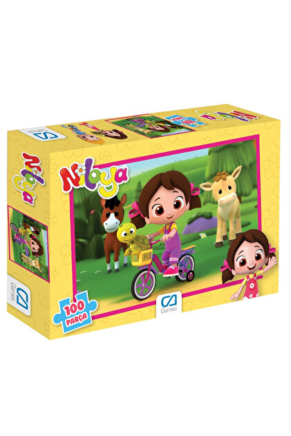 CA Games Niloya Lisanslı 100 Parça 34x24cm Çocuk Puzzle Yapboz