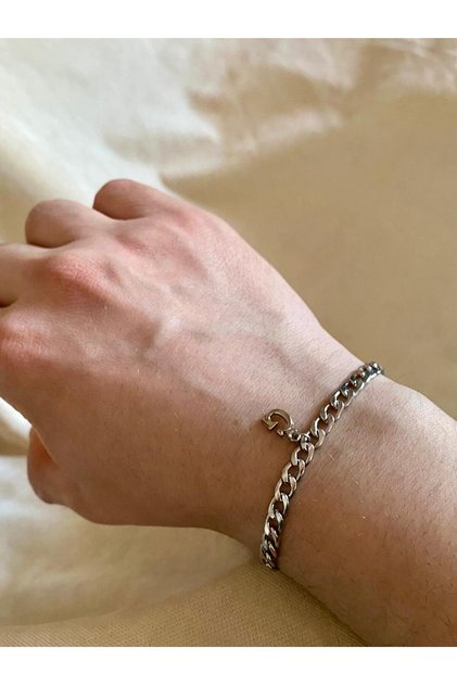 Anti-Tarnish 316L Steel Bracelet with Letter g