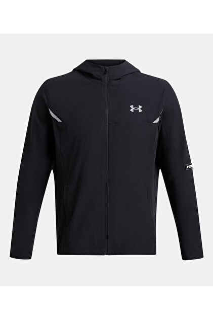 Under Armour Siyah Erkek Fermuarlı Yaka Normal Zip Ceket 1389255
