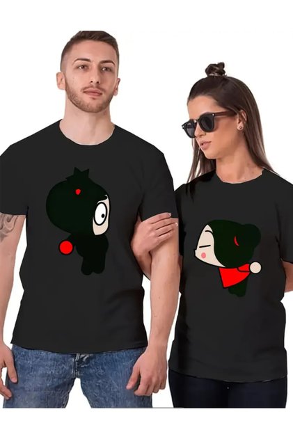 Sweet Plush Bears Printed Couple T-Shirt for Couples of 2
