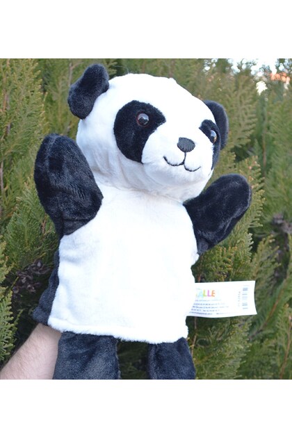 Panda plush hand puppet animals 30 cm 62854