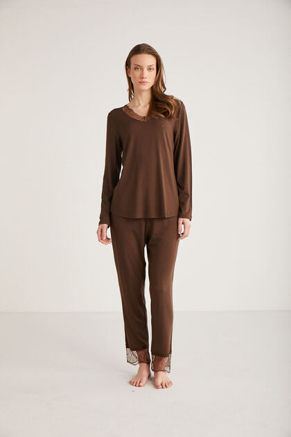 Yumuşak dokulu pijama takımı-9533_1