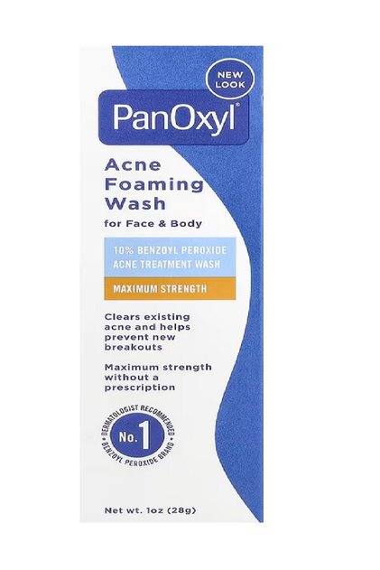 Maximum Strength Acne Foaming Wash for Face and Body 28g