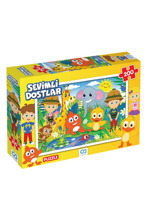 CA Games Z-Takımı Lisanslı 200 Parça 33x48cm Çocuk Puzzle Yapboz