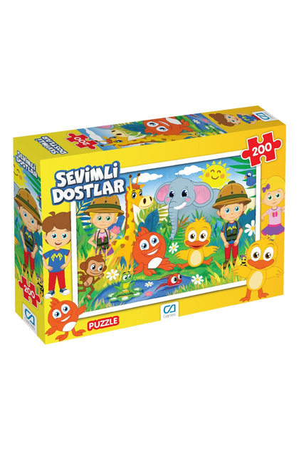 CA Games Niloya Lisanslı 200 Parça 33x48cm Çocuk Puzzle Yapboz