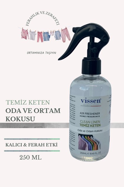 Temiz Keten/ Clean Linen Oda ve Ortam Kokusu 250 ml