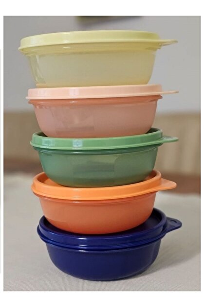 Tupperware Şeker 300 ml Buzdolabı Saklama Ve Servis Kabı 5 li Set