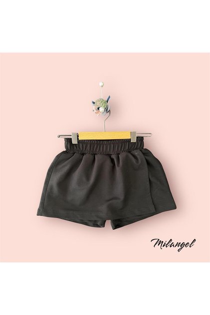 Girl's Black Shorts Skirt - School Skirt