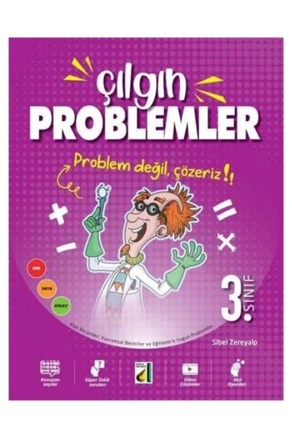 DAMLA 3.Sınıf Çılgın Problemler (degerkitap)